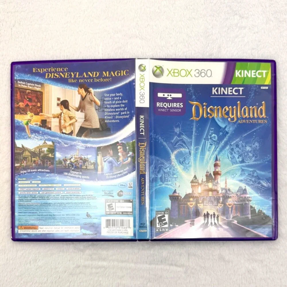 XBOX 360 Kinect Disneyland Adventures 2011 Microsoft Studios Frontier